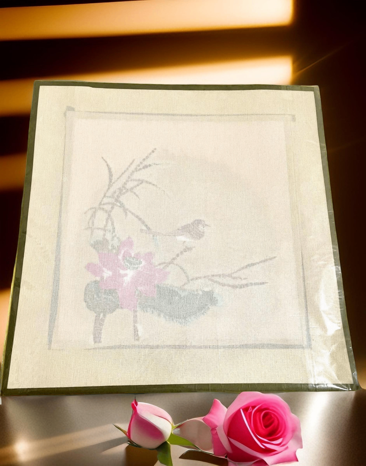 V000001 Vintage Suzhou Silk - Embroidery Panting