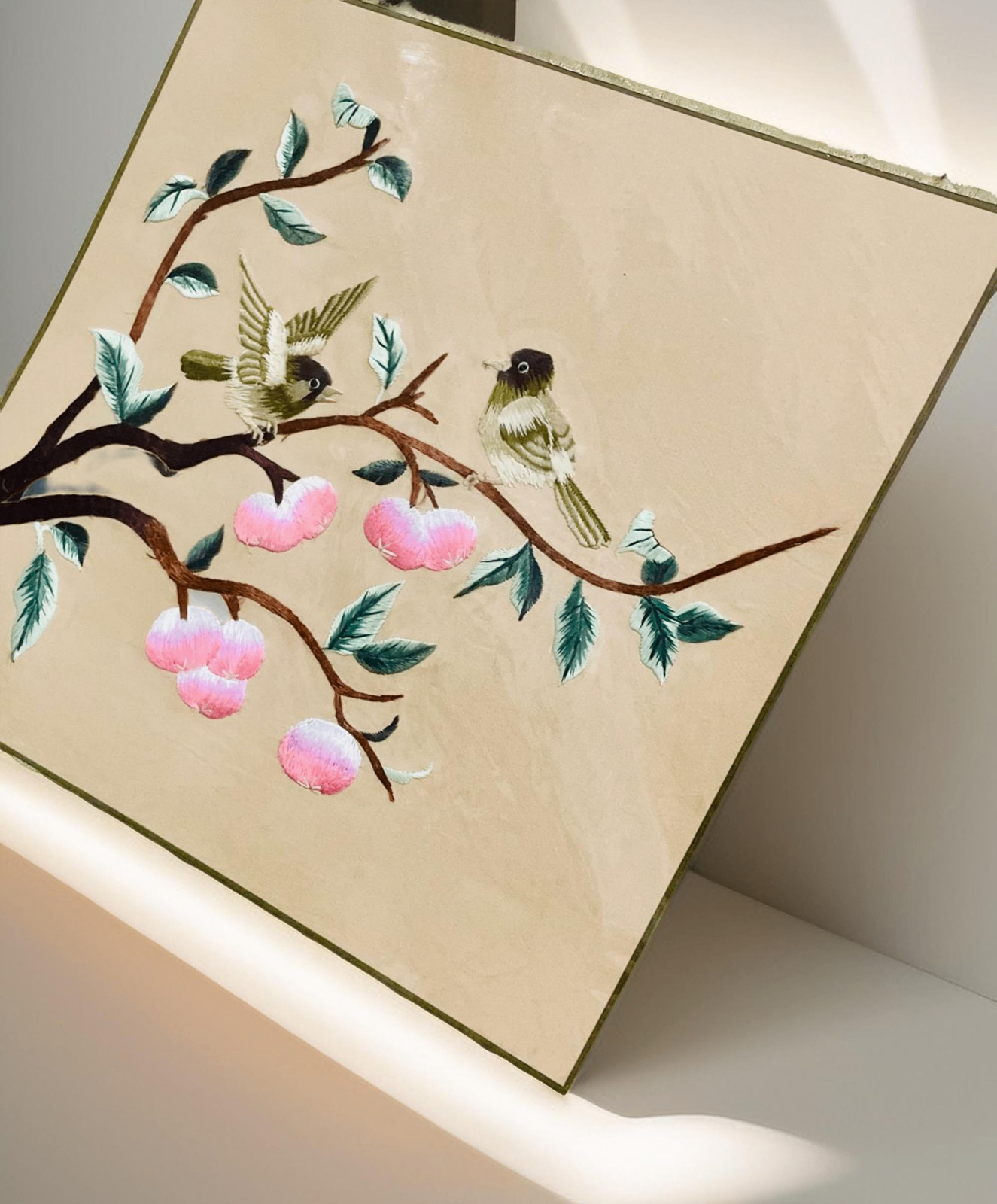 V000002 Vintage Suzhou silk embroidery handmade Painting