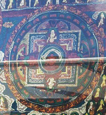 V000062 Asian Art - Unique -Original Antique - Thangka -Art Wall decor- Collectors