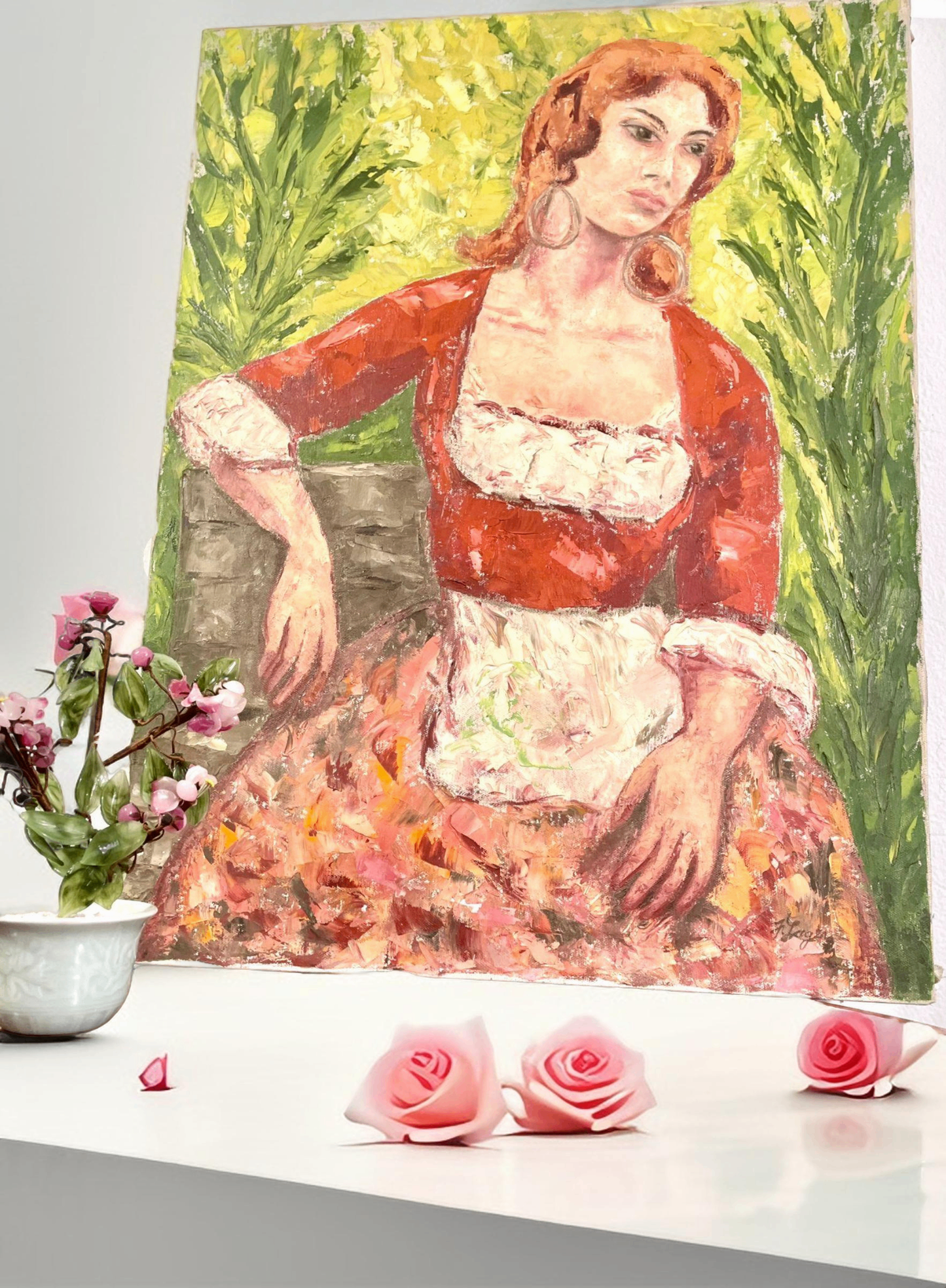 V000034  Fannie Lager Painting -Tuscan Serenity