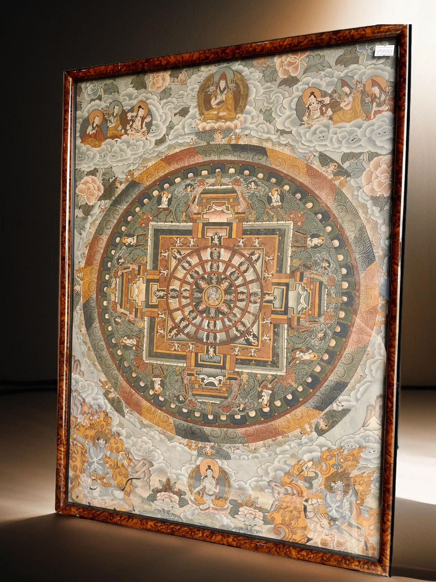 V000053 Original Thangka piece from the Qing Dynasty era - Wall Antique Art