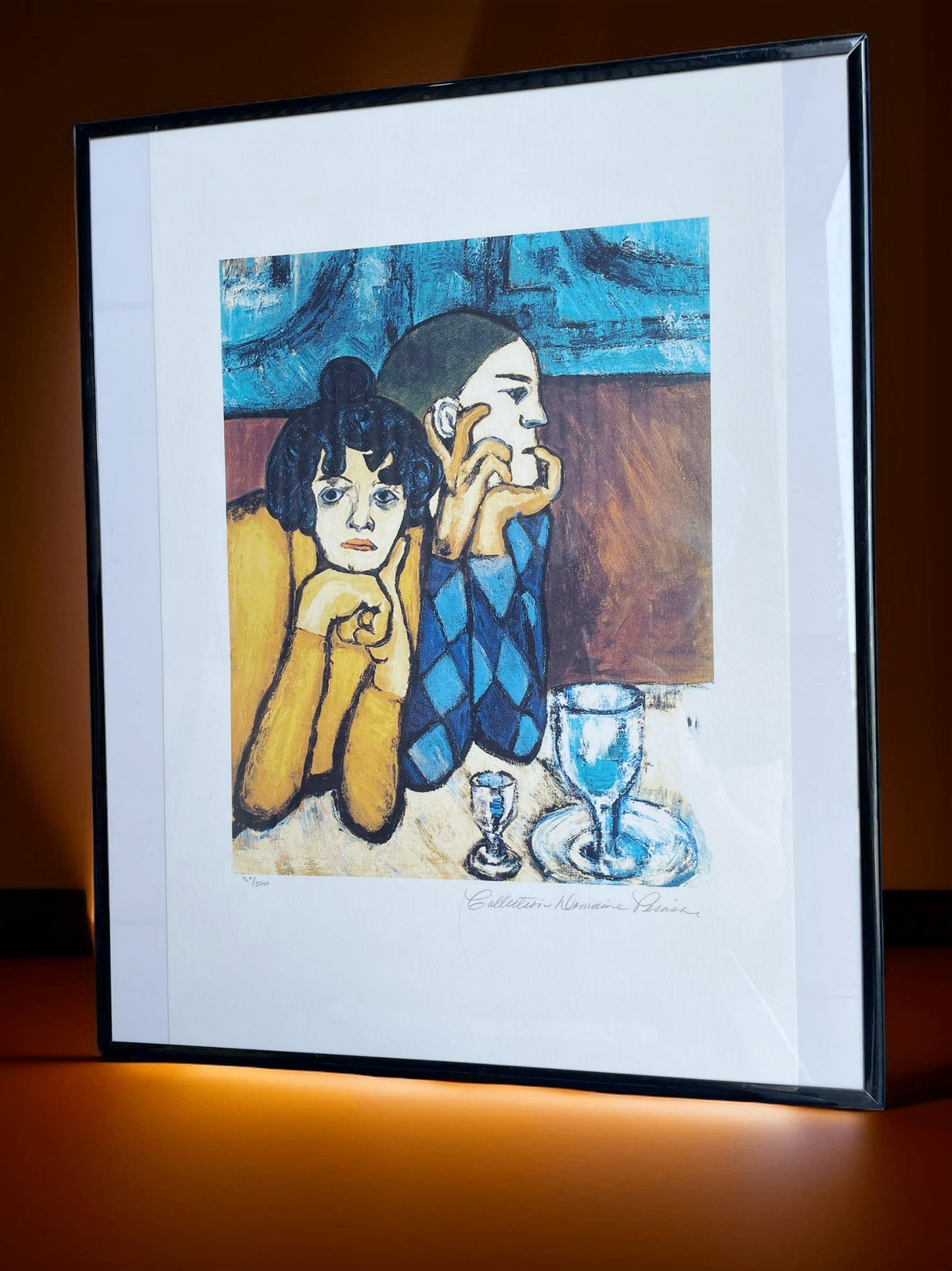 V000050 Collection Domain Picasso - Pablo Picasso's "Les Deux Saltimbanques: Arlequin et Sa Compagne" (c.1960)