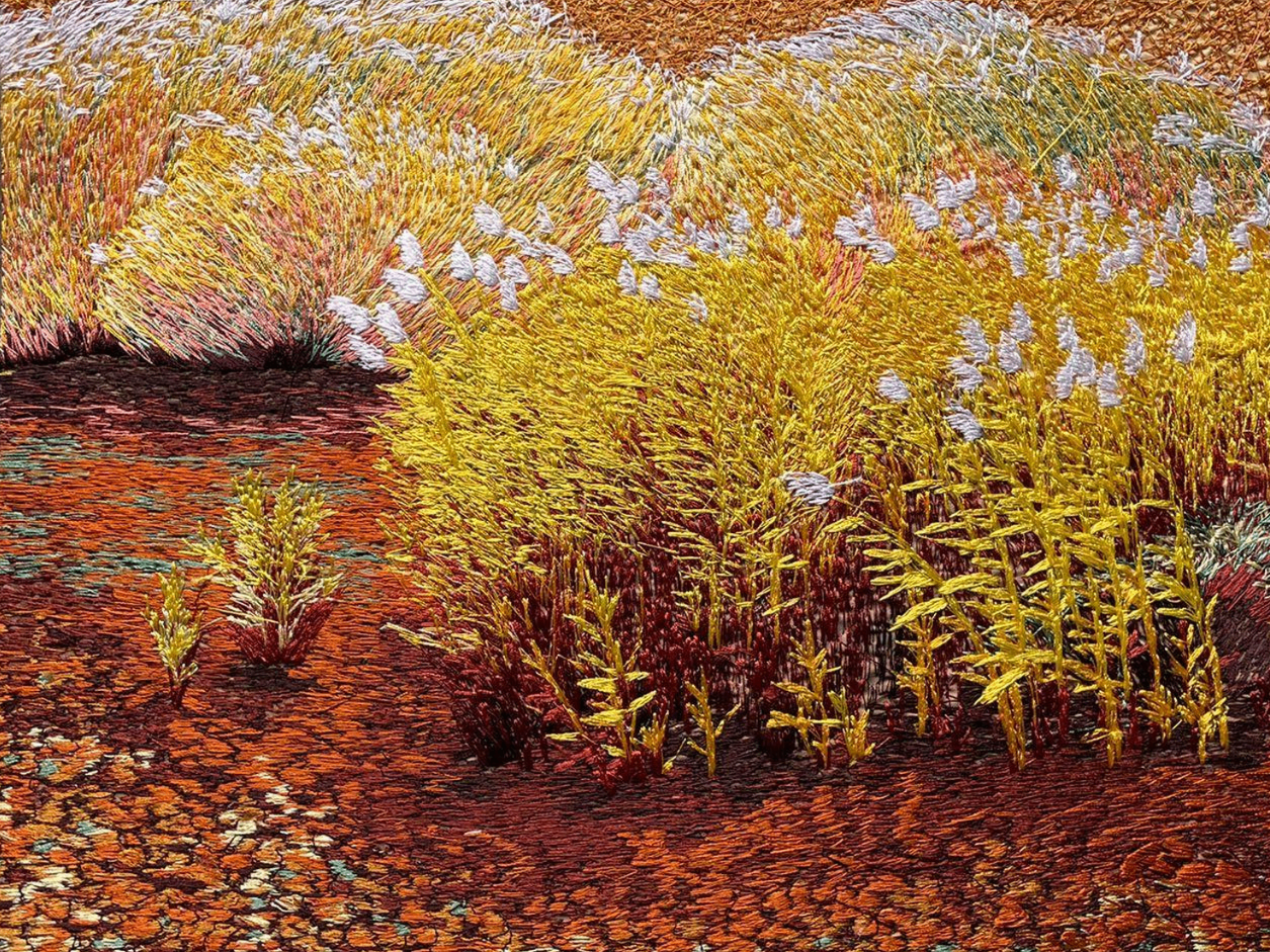 V000080 Golden Marsh: Suzhou Embroidery Landscape