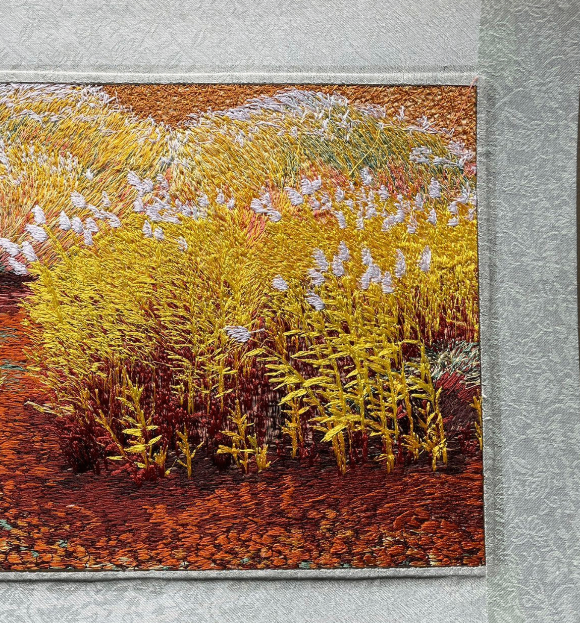 V000080 Golden Marsh: Suzhou Embroidery Landscape