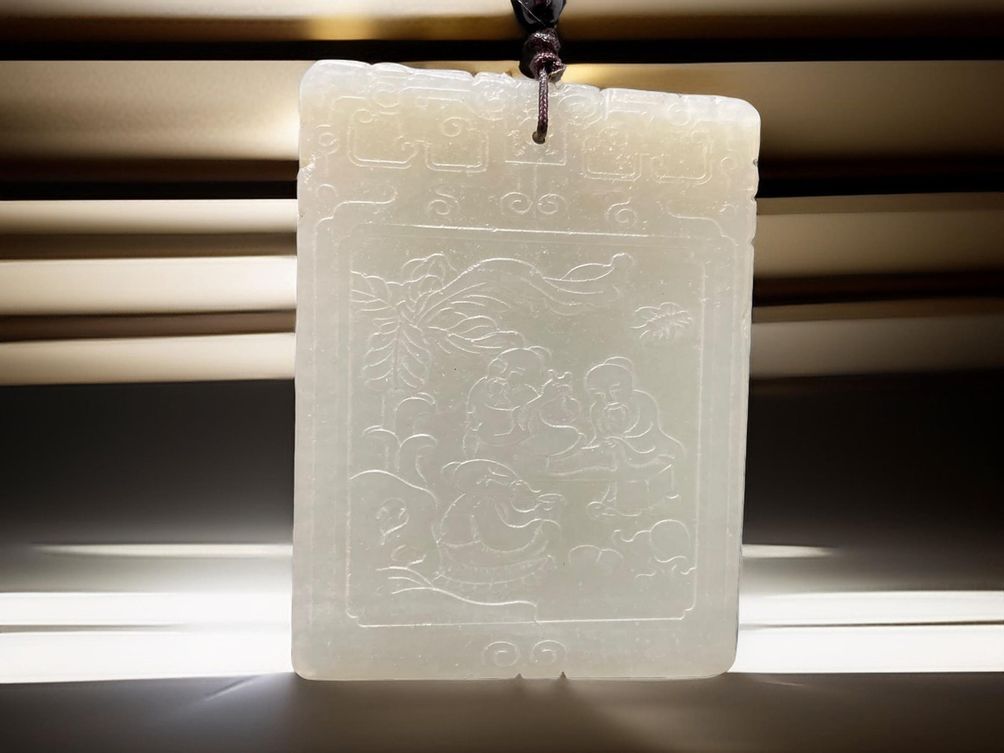 V000083 Heart Sutra Jade Pendant